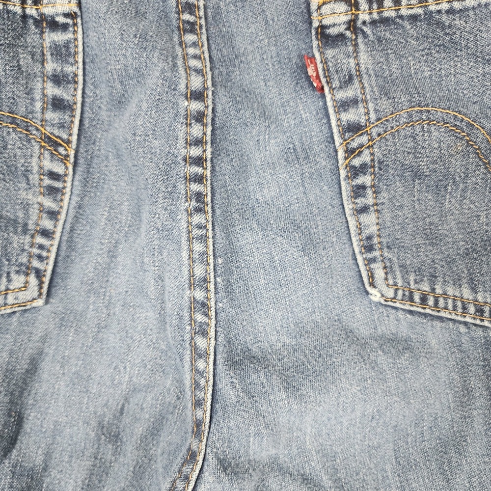 Levi's 515 Bootcut Jeans Women 15 Blue Good Vintage Medium Wash Cotton Flare - Picture 8 of 11